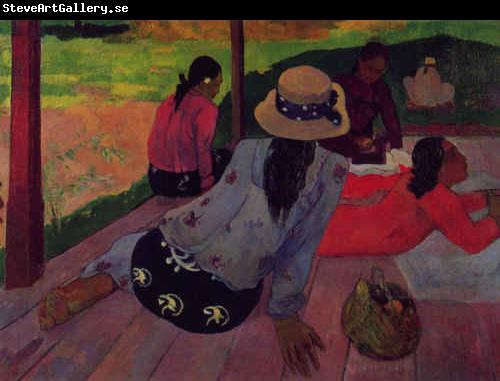 Paul Gauguin Afternoon Rest, Siesta